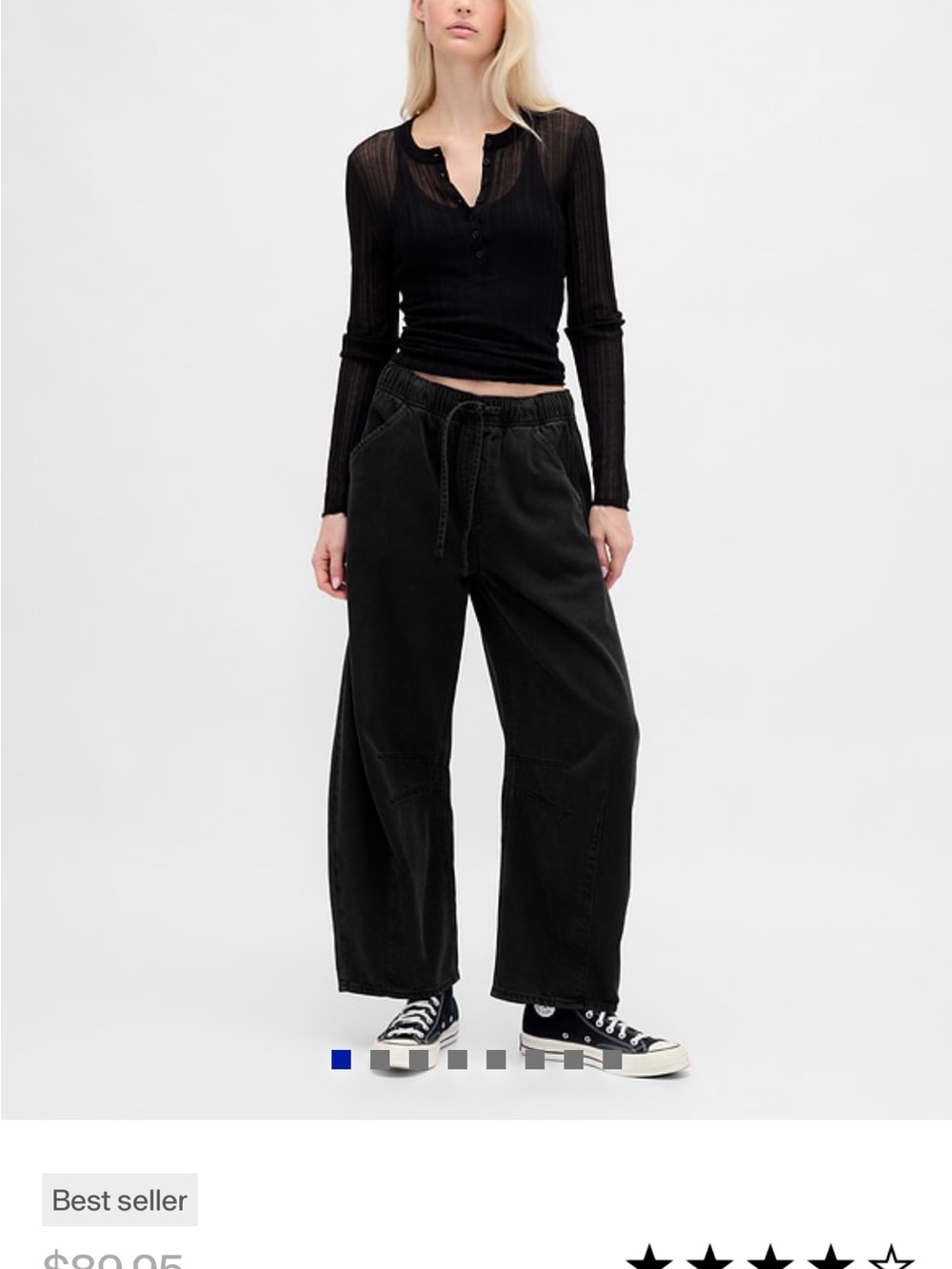Gap Mid Rise UltraSoft Horseshoe Jean